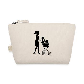 Maman poussette bébé - Trousse biologique - nature - Devant