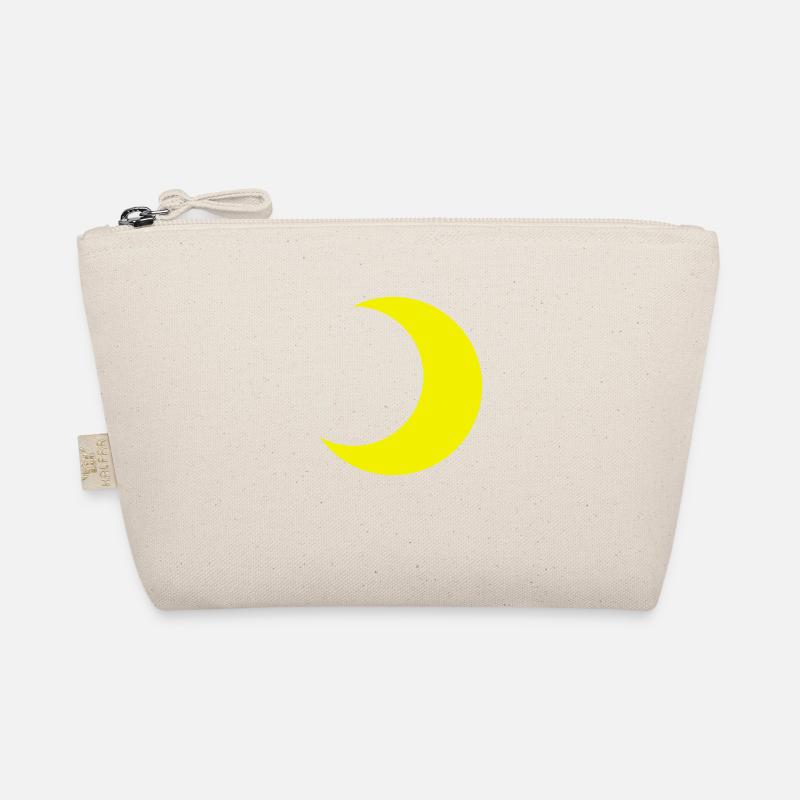 Yellow Moon Crescent Moon Organic Pouch