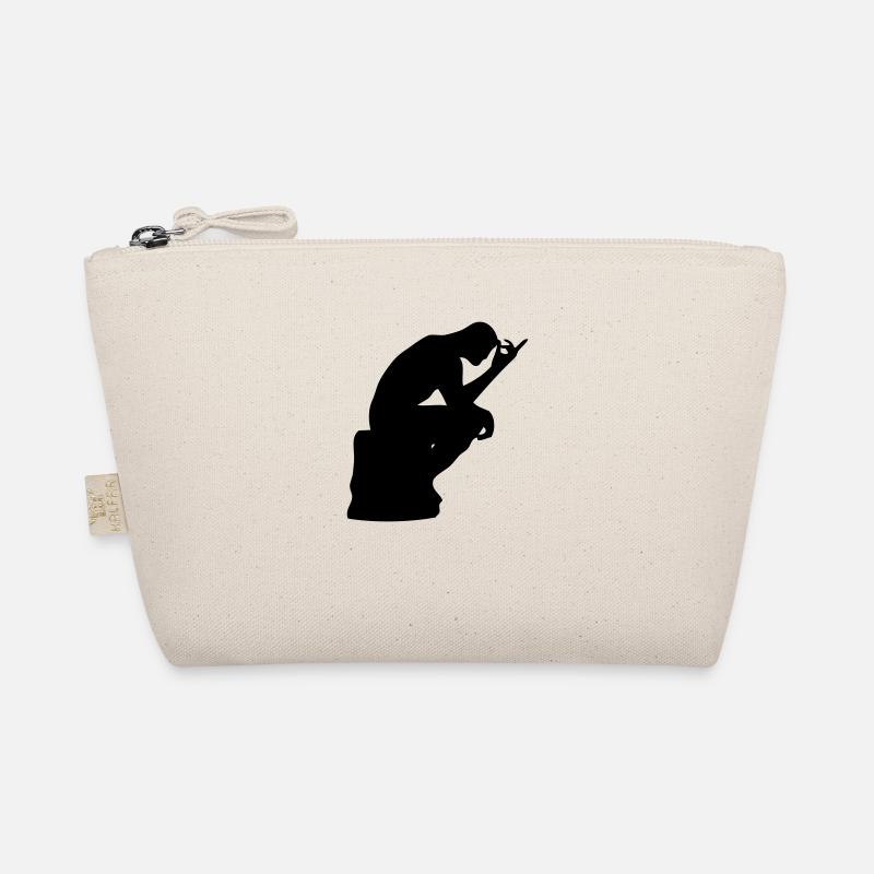 rodin thinker Organic Pouch