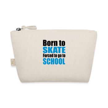 Skateboard - Bio-Täschchen - Natur - Vorne