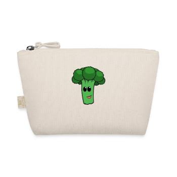 Happy Broccoli - Bio-Täschchen - Natur - Vorne