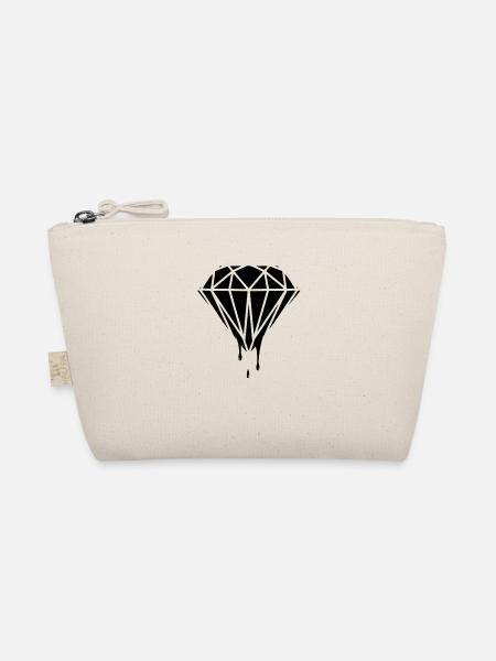 Dripping Diamond - Organic Pouch - nature - Front