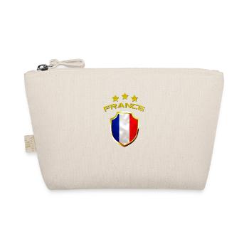 design flag france french - Organic Pouch - nature - Front