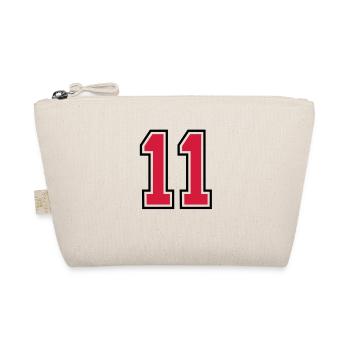 11 sports jersey football number - Bio-Täschchen - Natur - Vorne