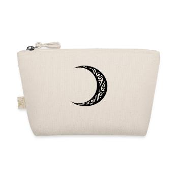 crescent moon tattoo moon tribal tattoo - Organic Pouch - nature - Front