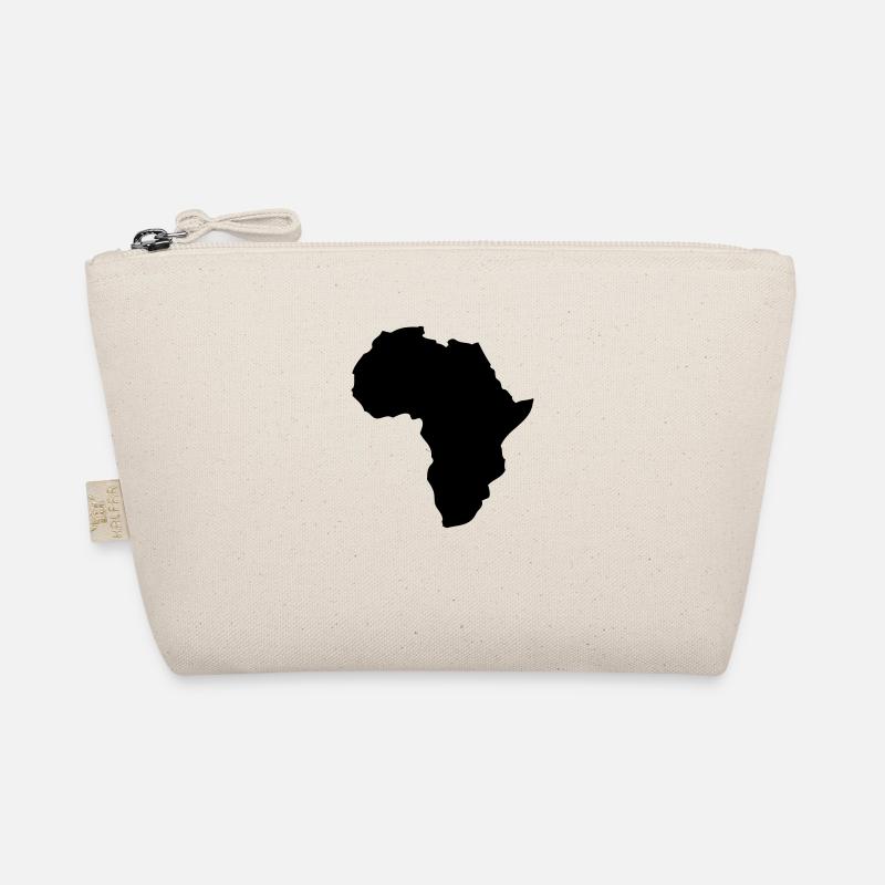 african continent map africa drawing afro Organic Pouch