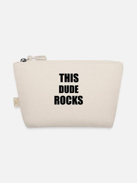 Dude Rocks - Bio-Täschchen - Natur - Vorne
