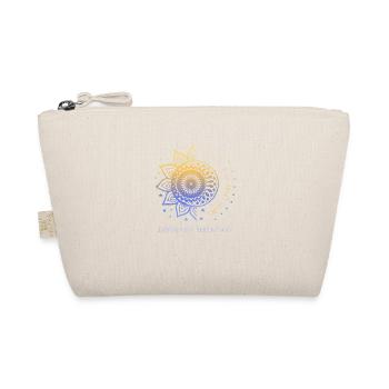 Live By The Sun Dream By The Moon Sonne Mond Boho - Bio-Täschchen - Natur - Vorne