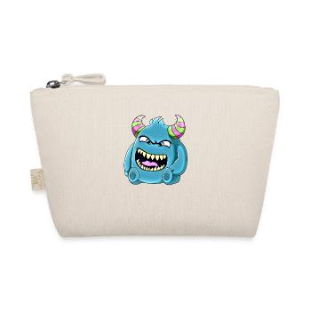 Petit monstre mignon drôle n°39 - Trousse biologique - nature - Devant