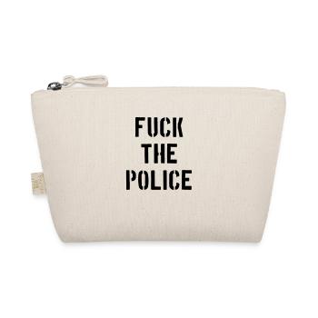 fuck the police Polizei Staat Cops Bullen Polizist - Bio-Täschchen - Natur - Vorne