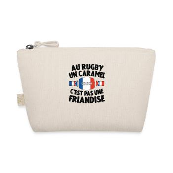 Au Rugby Un Caramel C'est Pas Une Friandise - Trousse biologique - nature - Devant