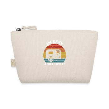 At Sexy And I Tow It Caravan Camping Trailer Camp - Organic Pouch - nature - Front