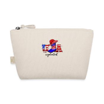 Usa In God We Trust - Organic Pouch - nature - Front