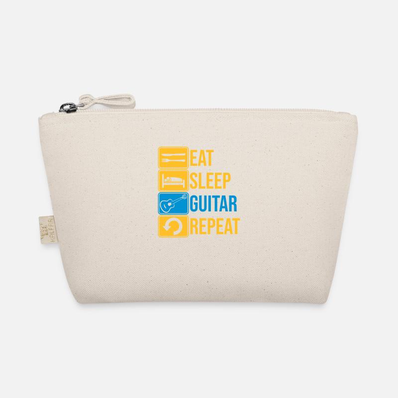 Repeat playing guitar daily Organic Pouch
