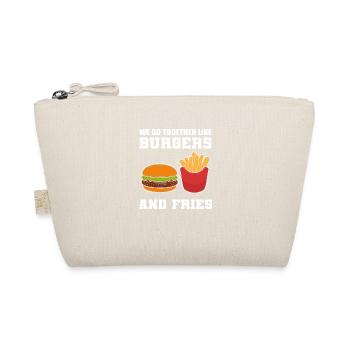 Burgers et frites Food Vlogger Cadeau - Trousse biologique - nature - Devant