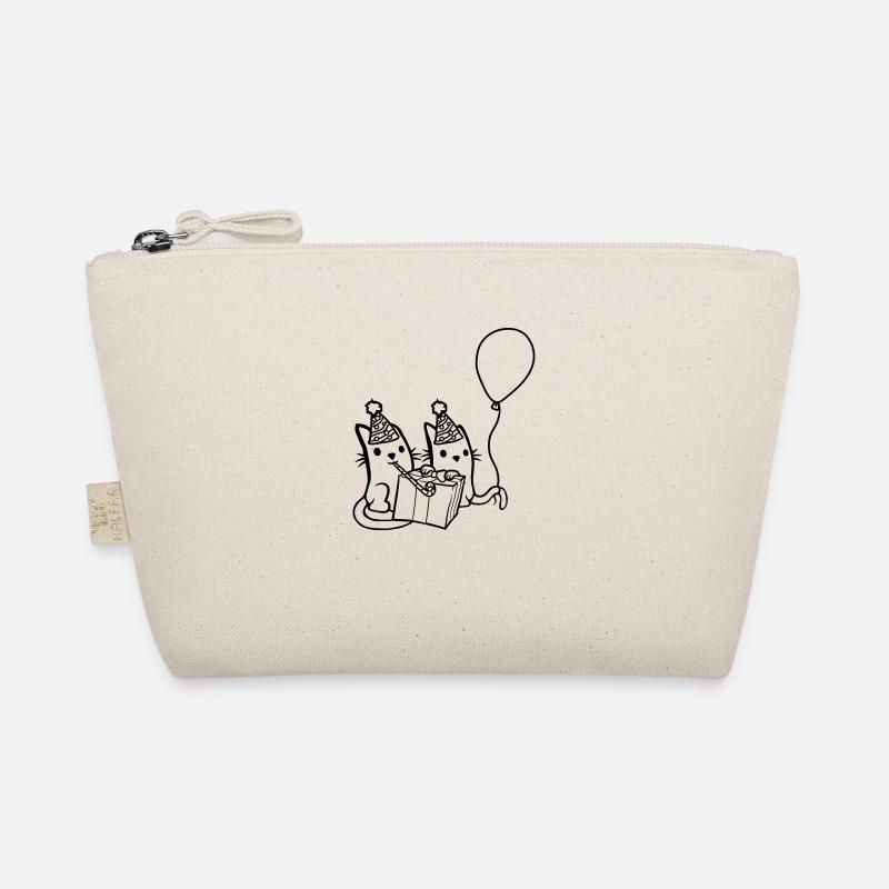 Party Birthday Cats Friends Organic Pouch