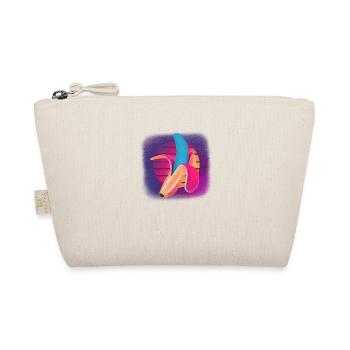 Vaporwave Banana - Organic Pouch - nature - Front