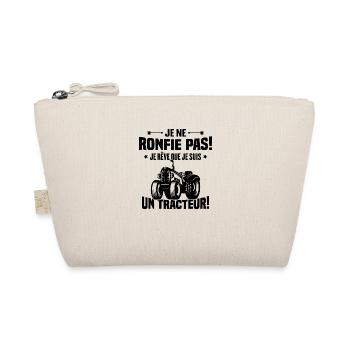 Je Ne Ronfle Pas Je Rêve Que Je Suis Un Tracteur - Trousse biologique - nature - Devant