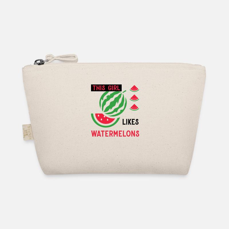 Fille aime la pastèque, les fruits exotiques Trousse biologique