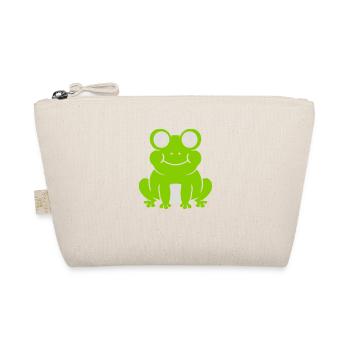 Bande dessinée douce grenouille assise - Trousse biologique - nature - Devant