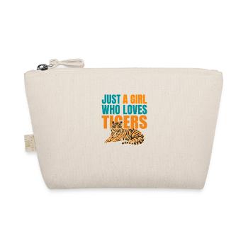 JUSTE UNE FILLE QUI AIME LES TIGRES - Trousse biologique - nature - Devant