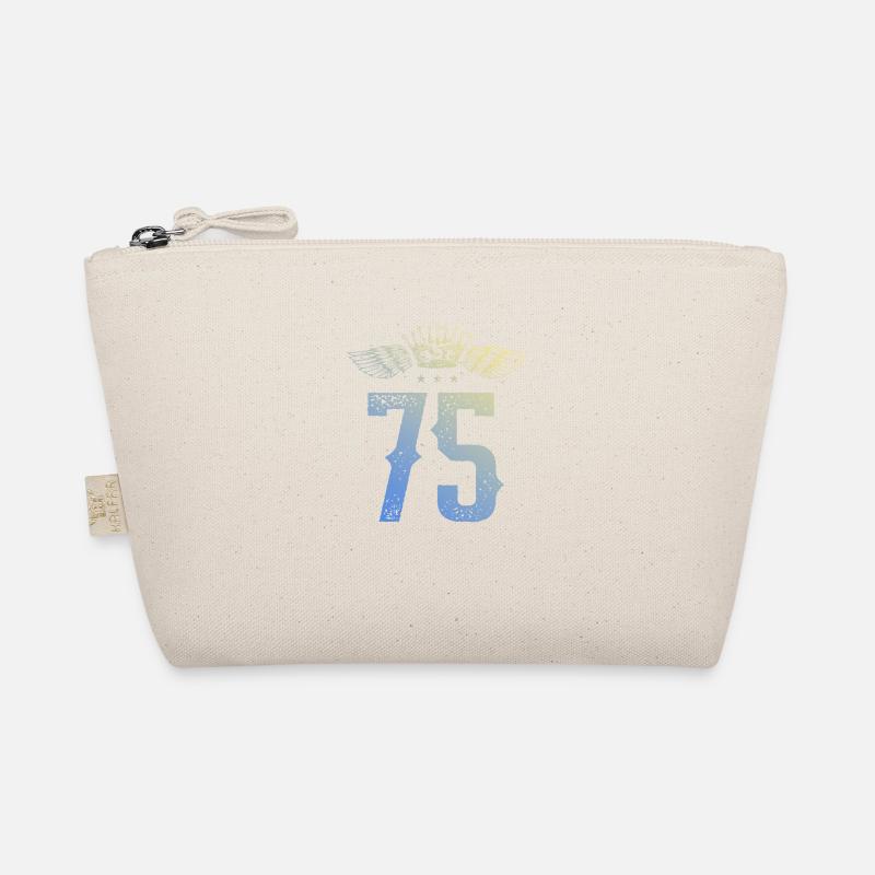 75 Number crown Organic Pouch