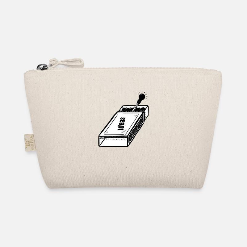 Think Outside Box Keep Your Mind Active & Creative - Organic Pouch - nature
