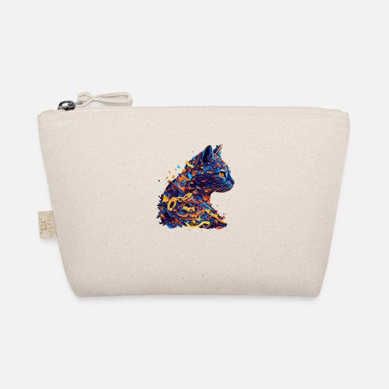 Vector Kätzchen als schönes auffallendes Artwork Bio-Täschchen