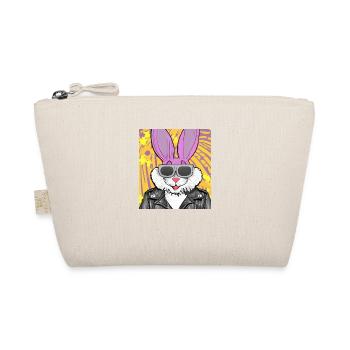 Cool bunny - Organic Pouch - nature - Front