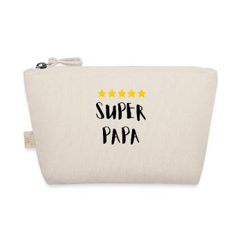 Super Papa - Cadeau 5 Étoiles pour Papas Géniaux - Trousse biologique - nature - Devant