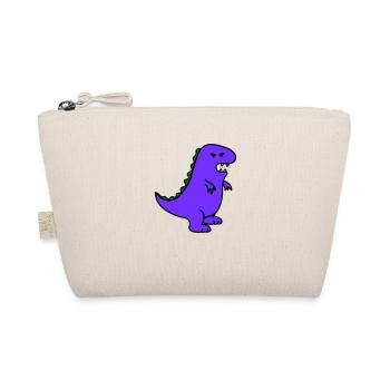 Angry Dino - Organic Pouch - nature - Front