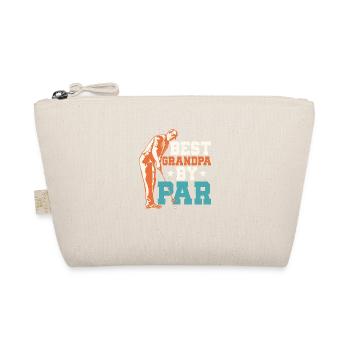 Best Grandpa By Par Golfing Golf - Bio-Täschchen - Natur - Vorne