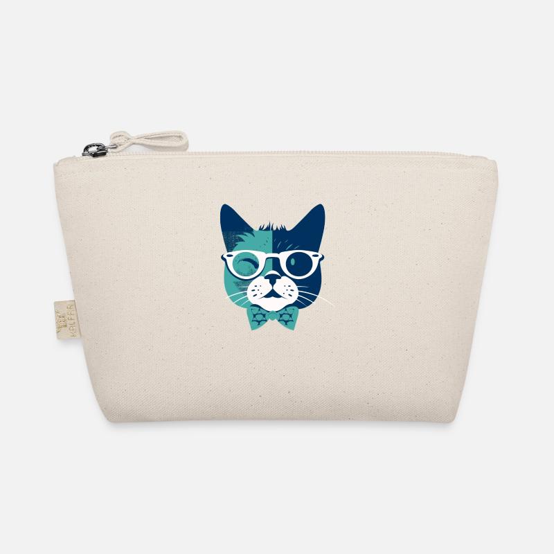Hipster Katze Bio-Täschchen