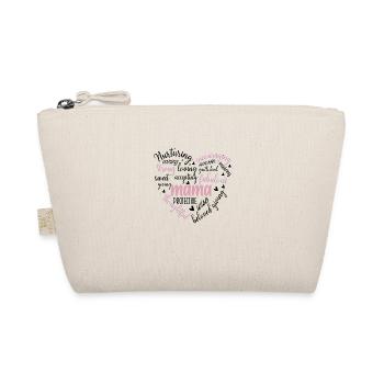 Mother's Day Heart 8 - Organic Pouch - nature - Front