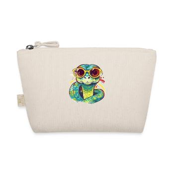 Sna the spectacled snake - Organic Pouch - nature - Front