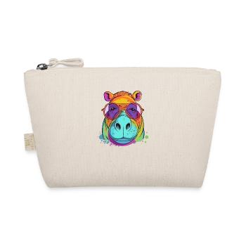 Harry the hippopotamus - Organic Pouch - nature - Front