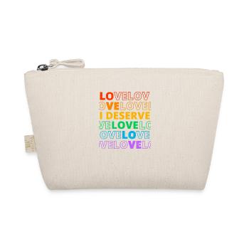 Gay Pride Parade LGBTQ+ Rainbow Flag Body Positive - Organic Pouch - nature - Front
