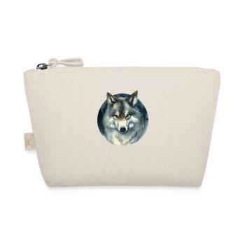 Illustration menaçante de chien sauvage renard dans un cercle de regards - Trousse biologique - nature - Devant