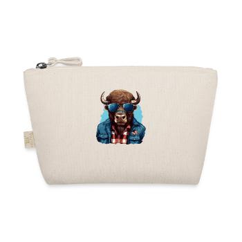 Street style American bison - Organic Pouch - nature - Front