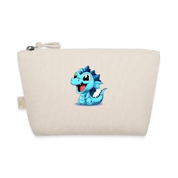 Filu der kleine blaue Drache - Bio-Täschchen - Natur - Vorne