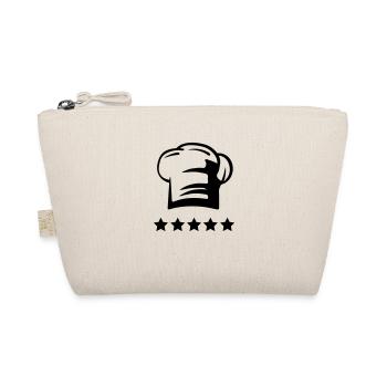 Chef's hat 5 star chef - Organic Pouch - nature - Front