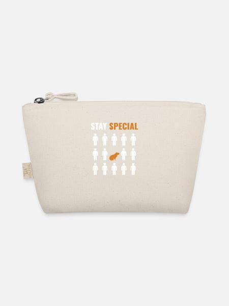 STAY SPECIAL Capybara - Bio-Täschchen - Natur - Vorne