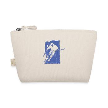 Skiing adventures in grunge style: winter magic in the - Organic Pouch - nature - Front