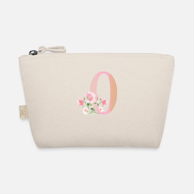 Letter O with flowers Organic Pouch