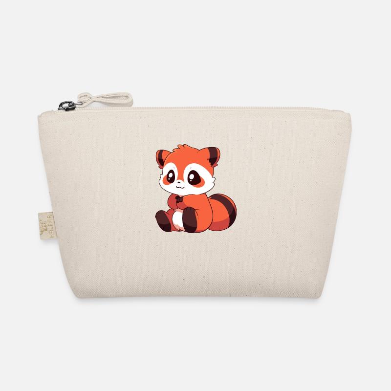 Kleiner Panda - Bio-Täschchen - Natur