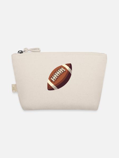Football Ball - Organic Pouch - nature - Front