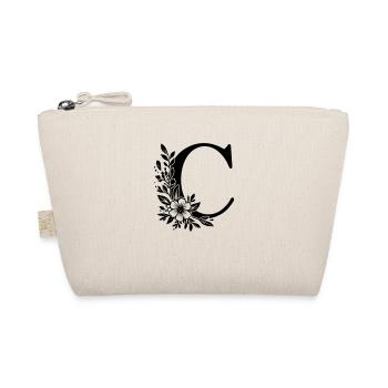 Letter C Flower - Organic Pouch - nature - Front