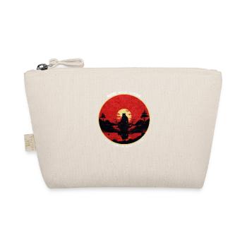 Ninja Black Cat Retro - Bio-Täschchen - Natur - Vorne