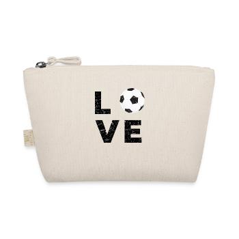 Liebe zum Fußball - Bio-Täschchen - Natur - Vorne