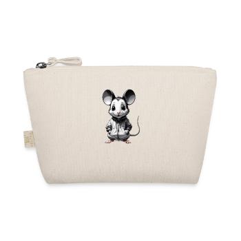Mice Chic: Small but Mighty - Organic Pouch - nature - Front